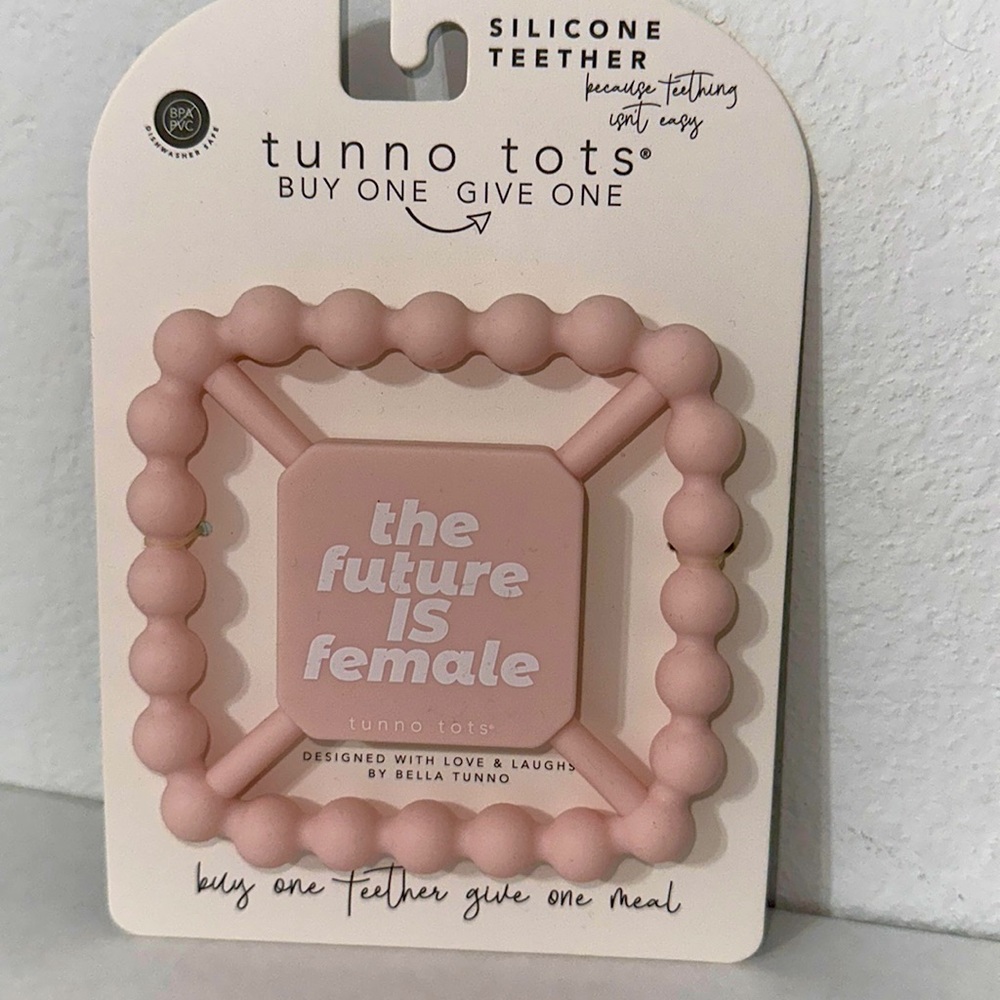 Silicone teether
